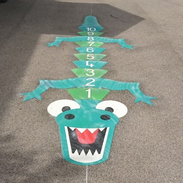 Krokodille med tal og bogstaver - Billede 2