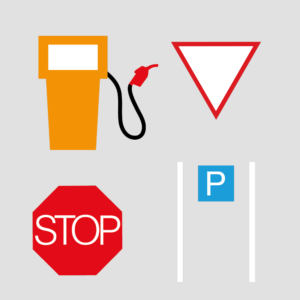 Trafikskilte og tilbehør