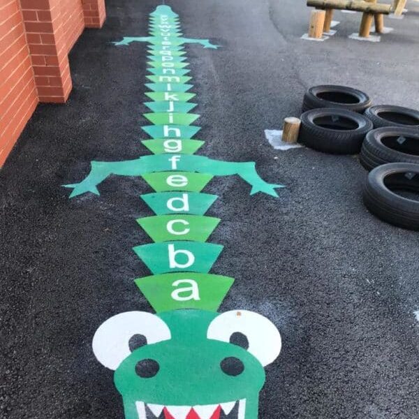 Krokodille med tal og bogstaver - Billede 3